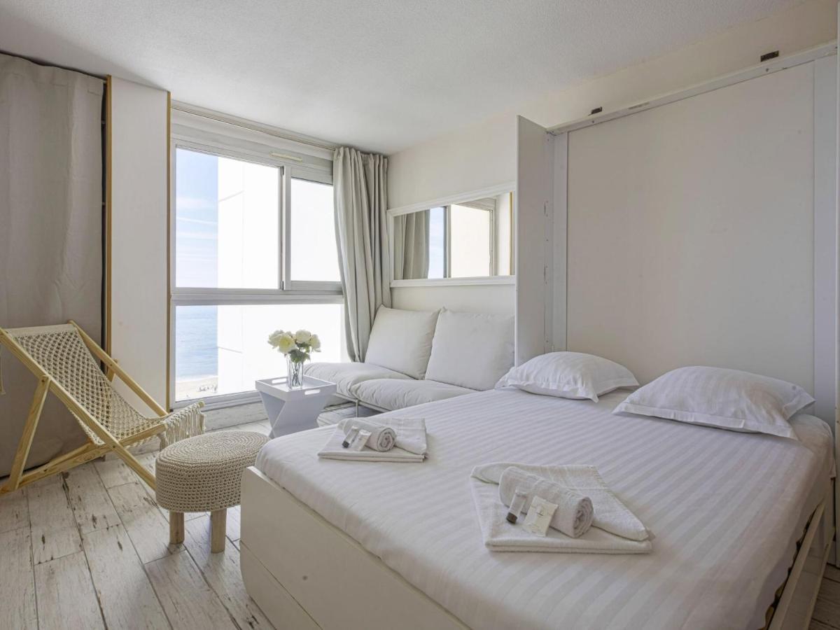 Superbe studio face à la mer accès direct plage Biarritz Extérieur photo